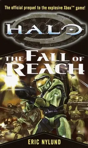 The book cover for 'Halo: The Fall of Reach' by 'Eric S. Nylund