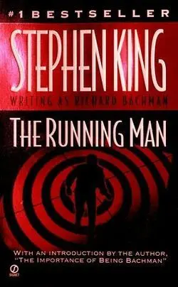 The book cover for 'The Running Man' by 'Richard Bachman