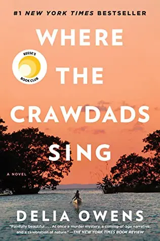The book cover for 'Where the Crawdads Sing' by 'Delia Owens