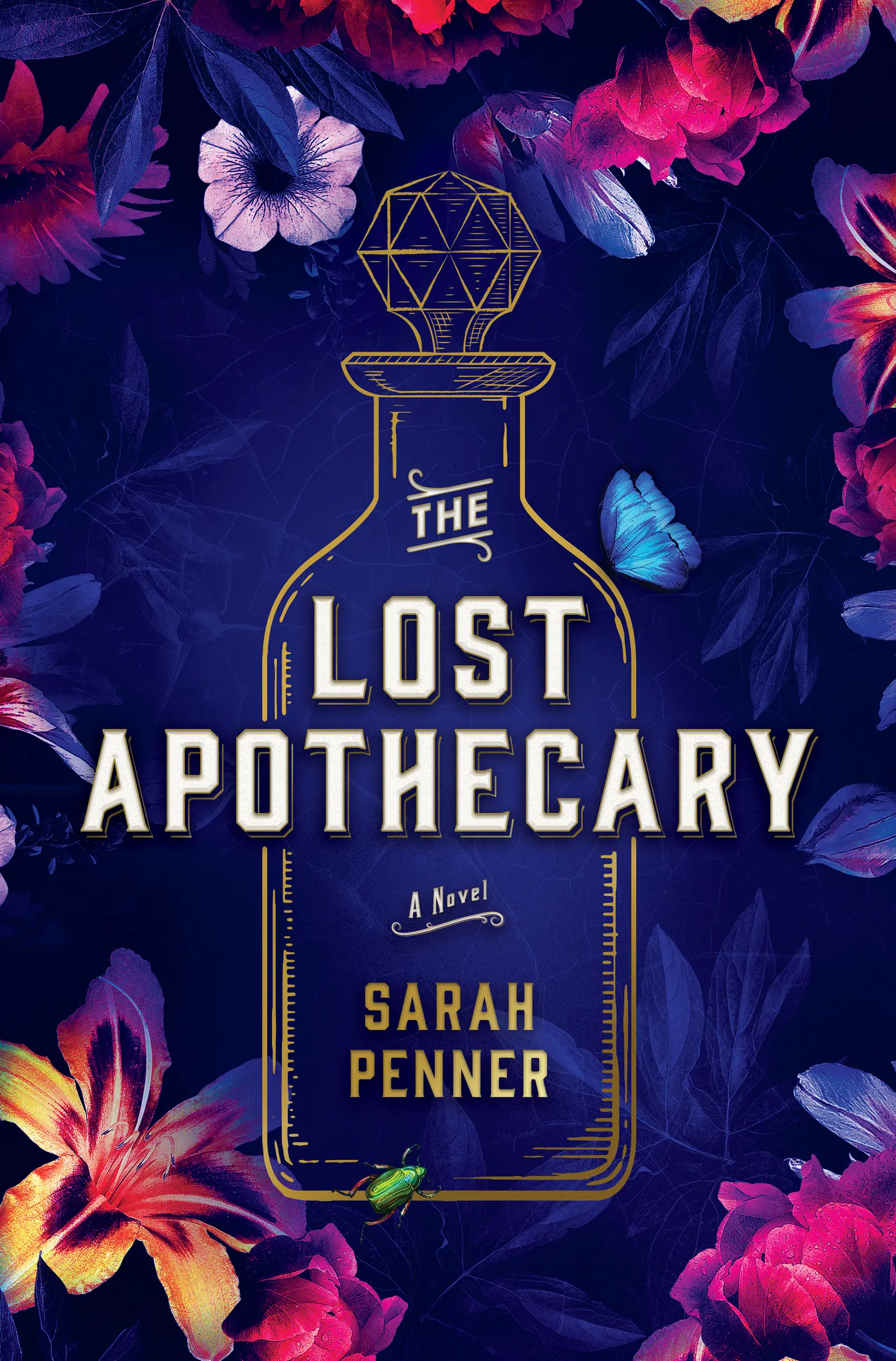 The book cover for 'The Lost Apothecary' by 'Sarah Penner