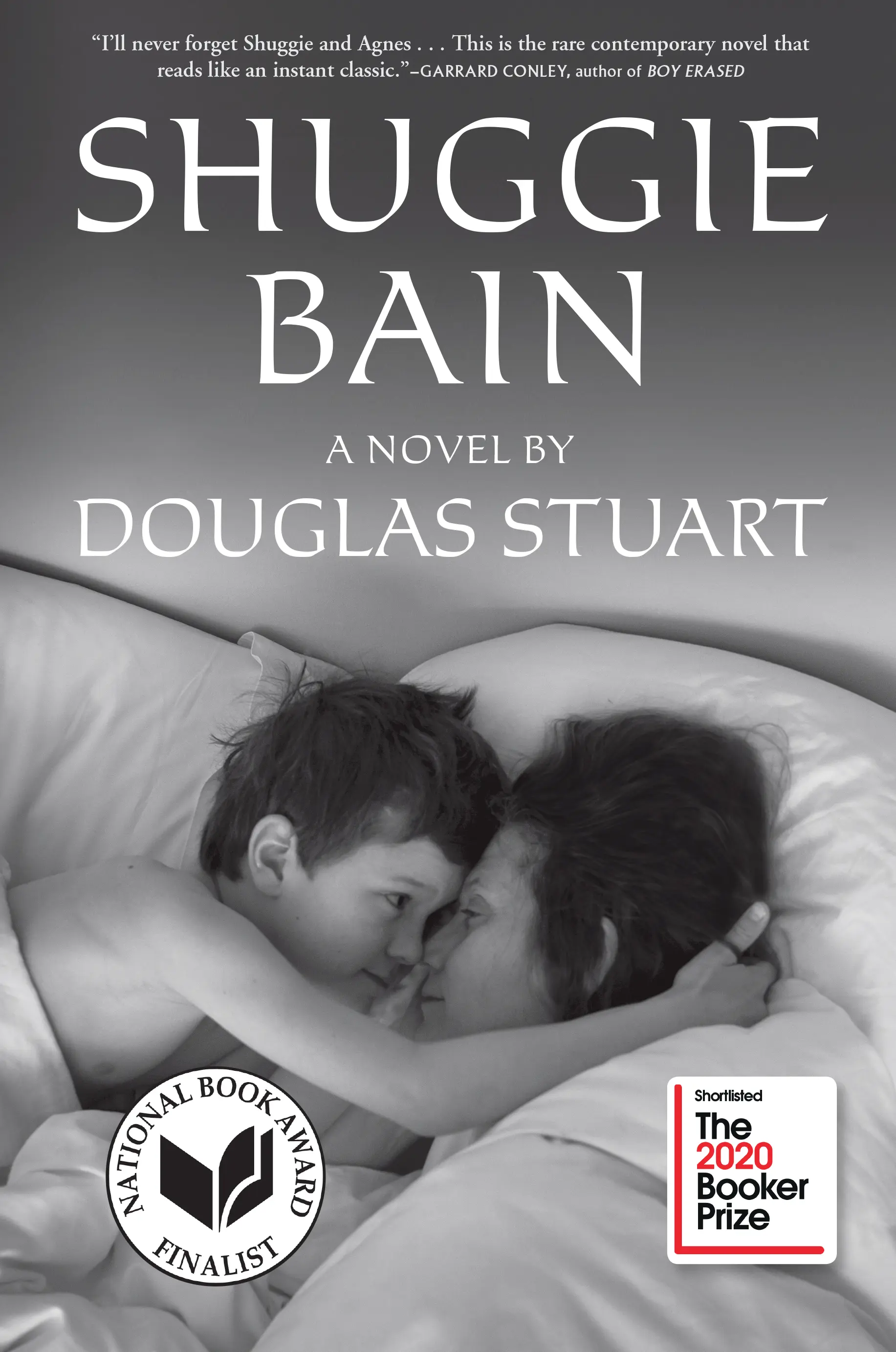 The book cover for 'Shuggie Bain' by 'Douglas Stuart