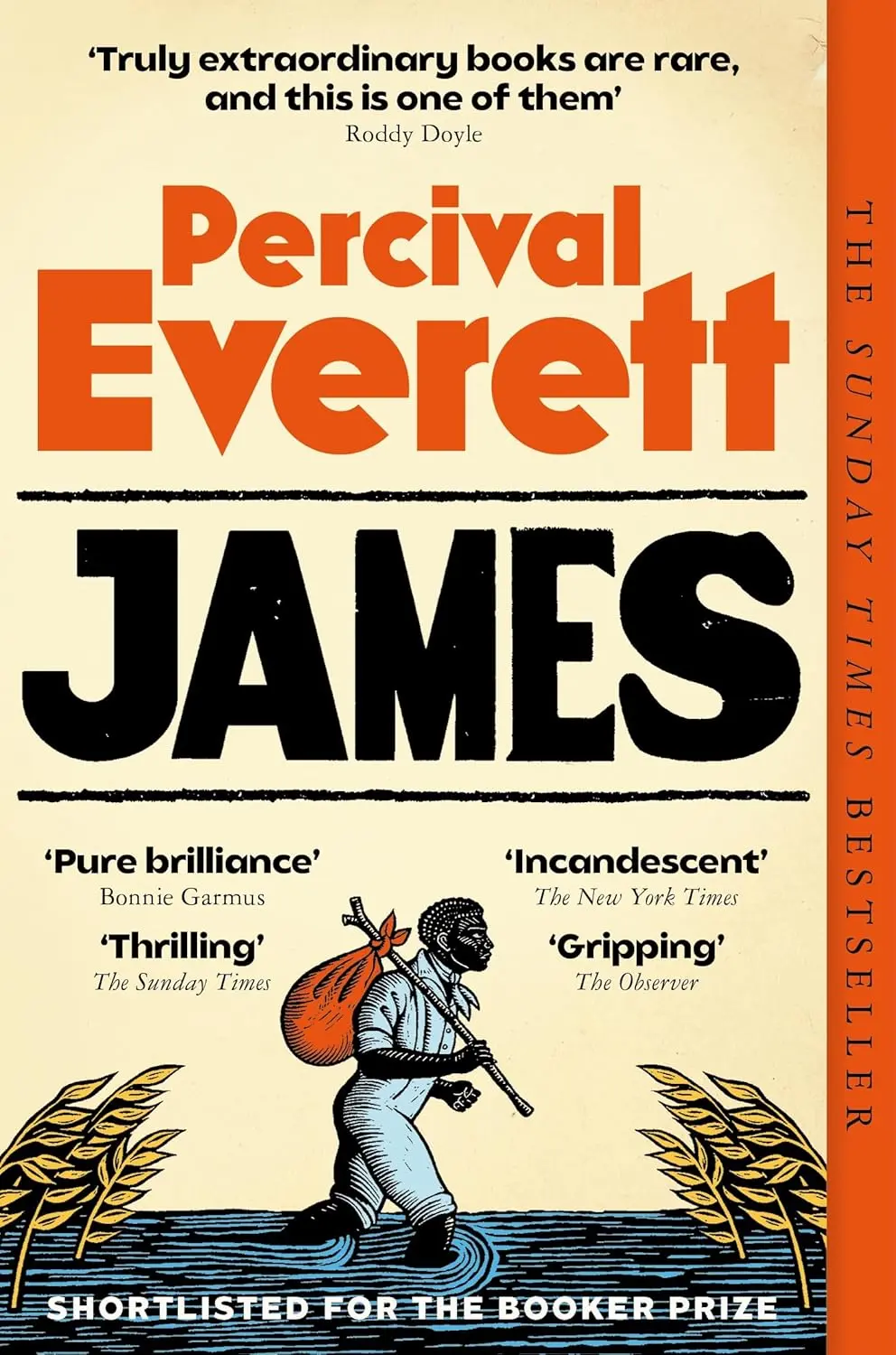 The book cover for 'James' by 'Percival Everett