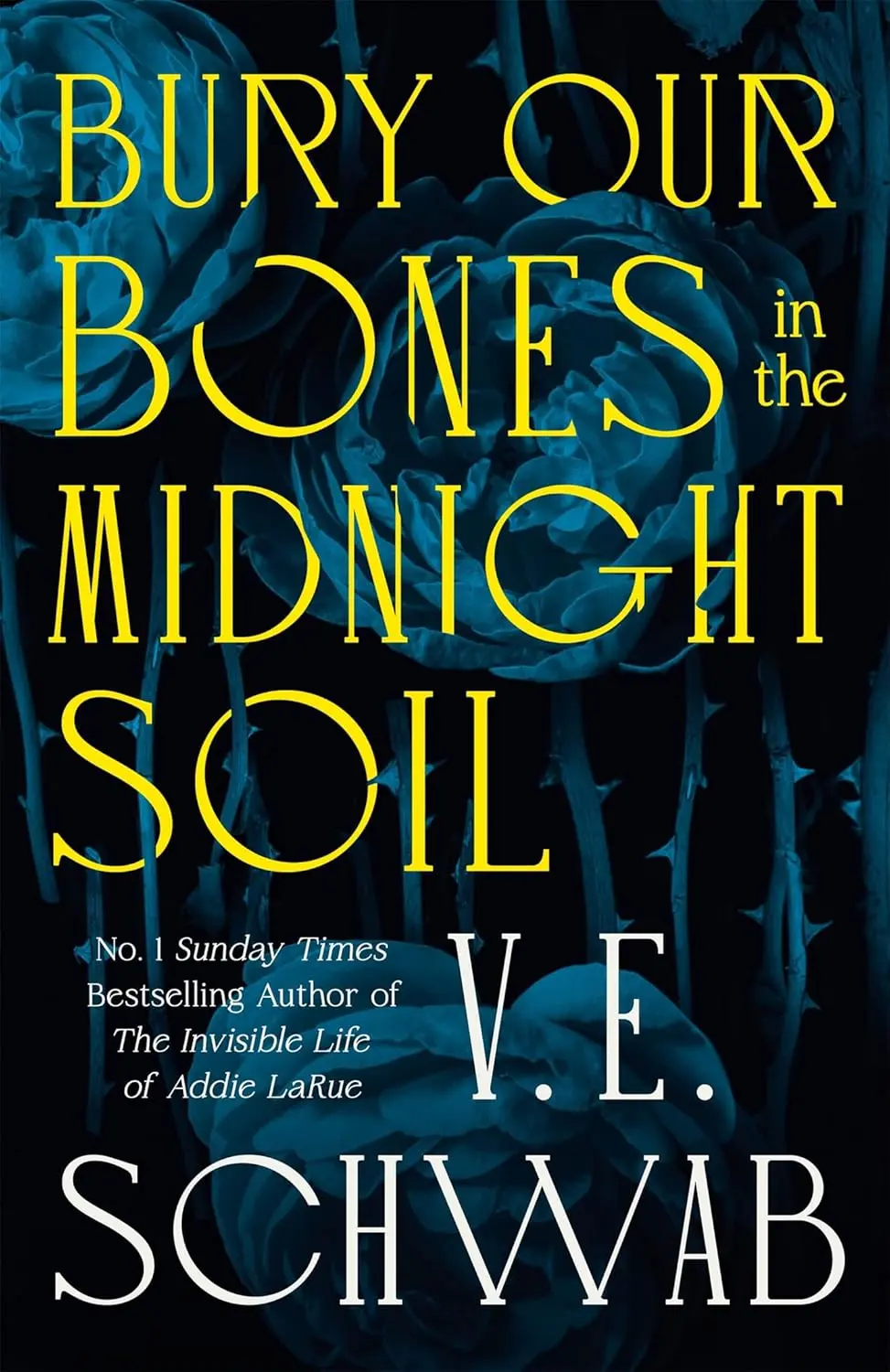 The book cover for 'Bury Our Bones in the Midnight Soil' by 'V.E. Schwab