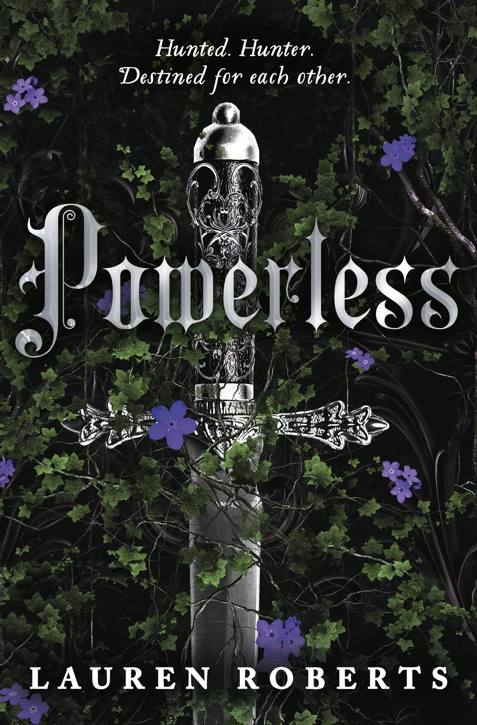 The book cover for 'Powerless' by 'Lauren Roberts