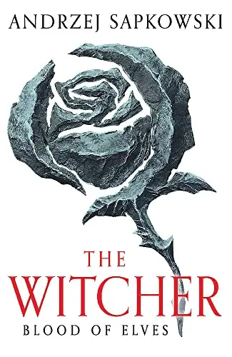 The book cover for 'Blood of Elves: The bestselling novel which inspired season 2 of Netflix’s The Witcher' by 'Andrzej Sapkowski