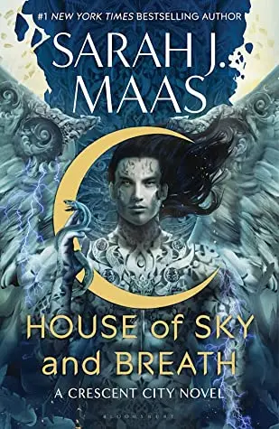 The book cover for 'House of Sky and Breath' by 'Sarah J. Maas