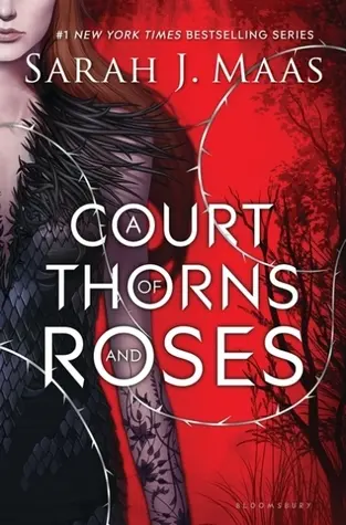The book cover for 'A Court of Thorns and Roses' by 'Sarah J. Maas
