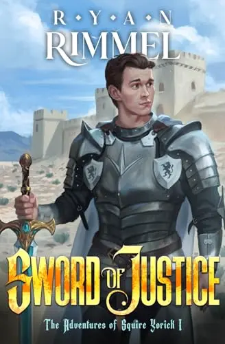 The book cover for 'Sword of Justice: A LitRPG Adventure' by 'Ryan Rimmel