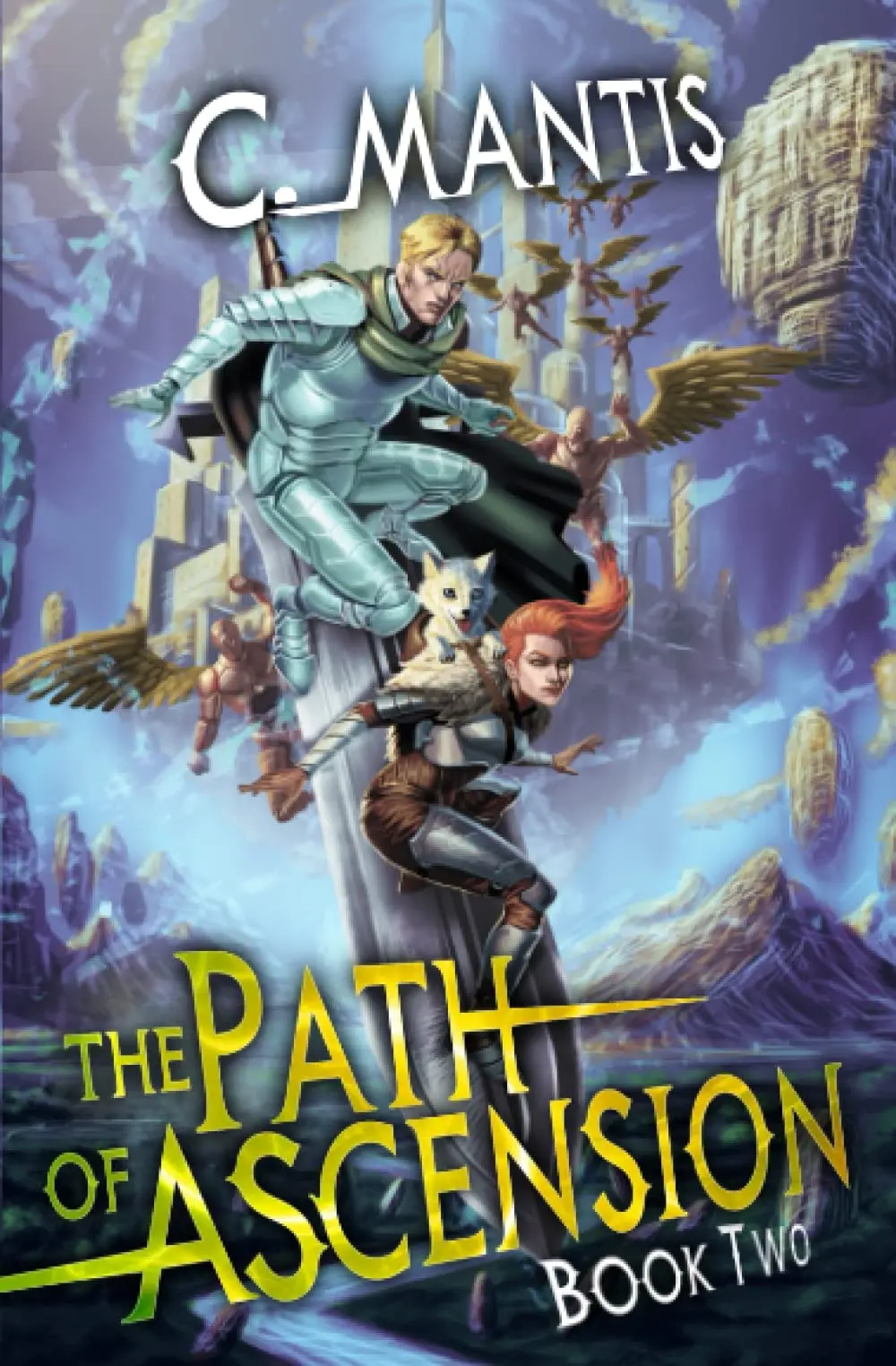 The book cover for 'The Path of Ascension 2: A LitRPG Adventure' by 'C. Mantis