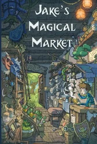 The book cover for 'Jake's Magical Market' by 'J.R. Mathews