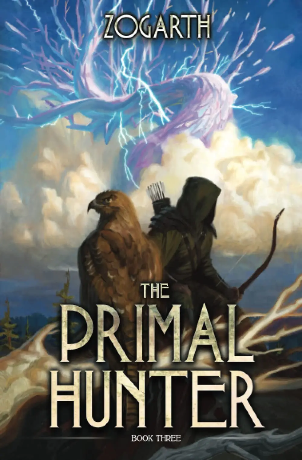 The book cover for 'The Primal Hunter 3' by 'Zogarth