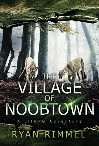 The book cover for 'Village of Noobtown' by 'Ryan Rimmel