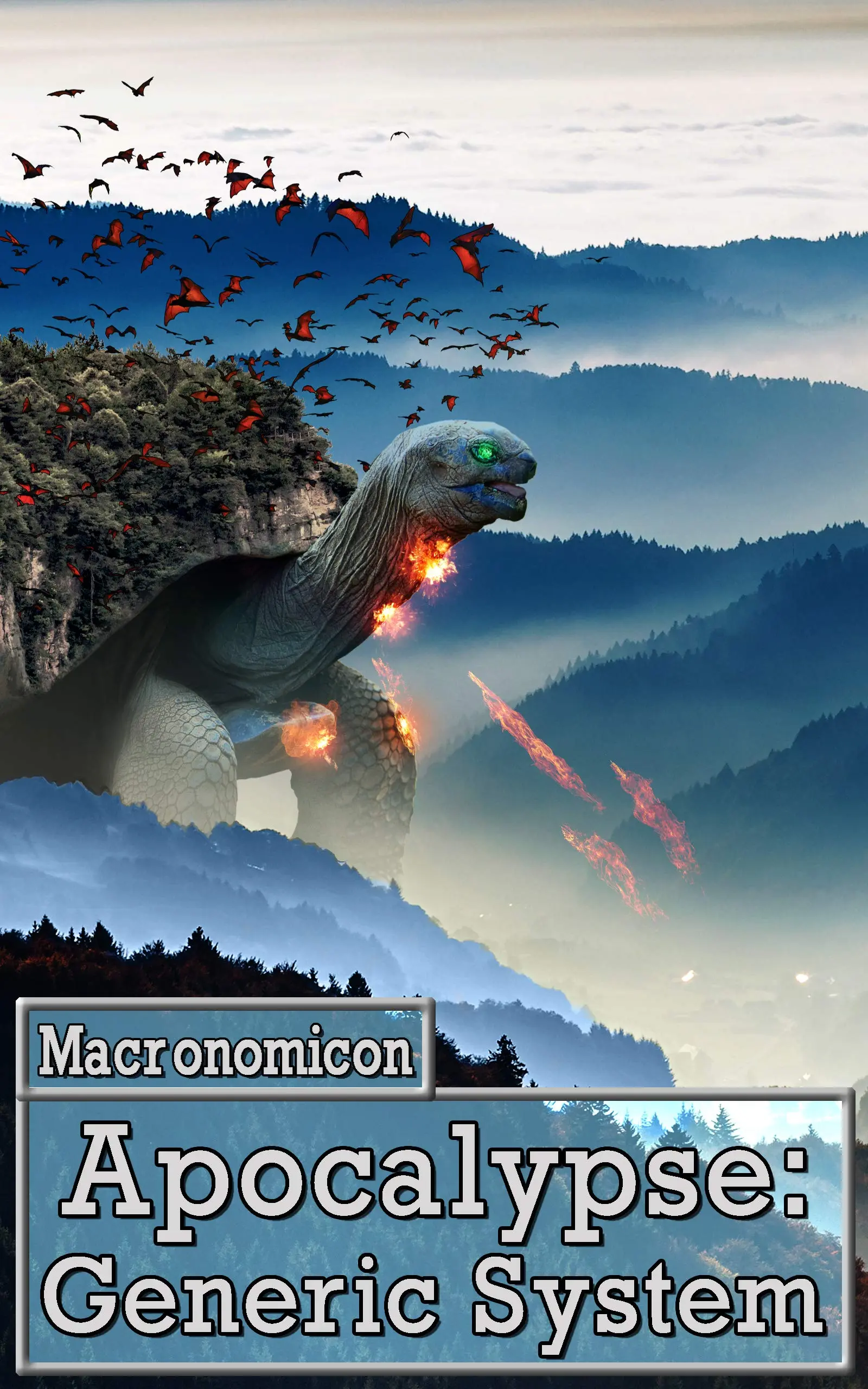 The book cover for 'Apocalypse: Generic System' by 'Macronomicon